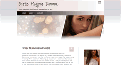 Desktop Screenshot of erotichypnodomme.com